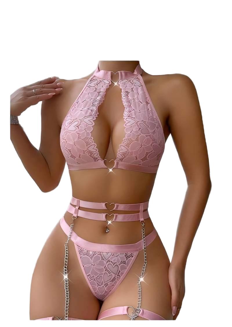 Lingerie - Conjunto de Lingerie Sexy com Sutiã