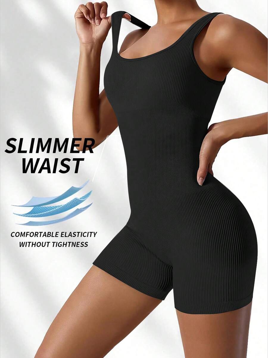 Macacão Feminino KIKIMINK Sem  - Seamless Ribbed Workout Tank Top avaliação e preço