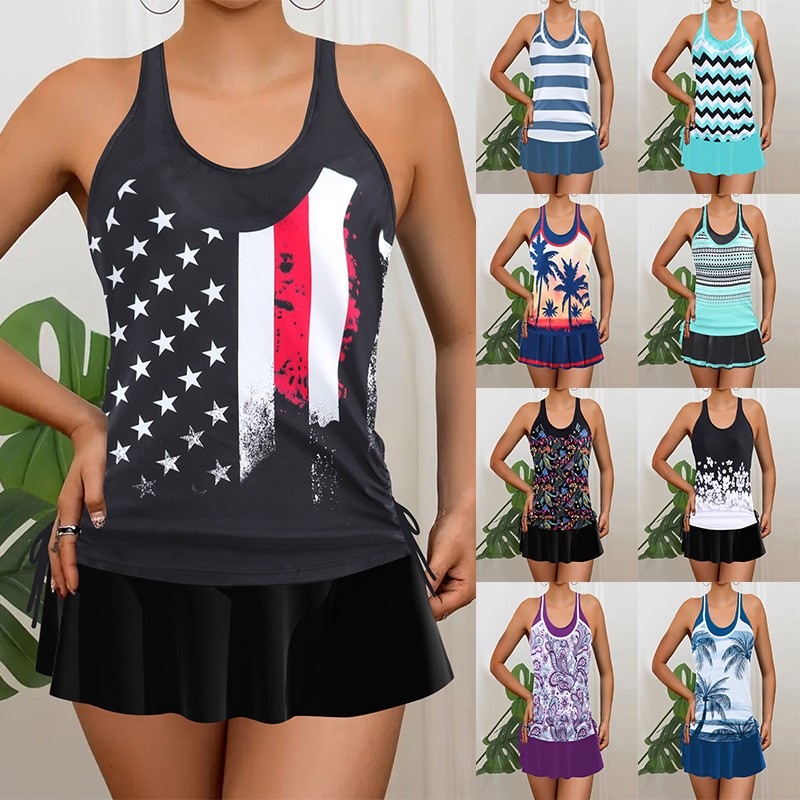 Tankini Feminino, Biquíni Sem  - Tops avaliação e preço
