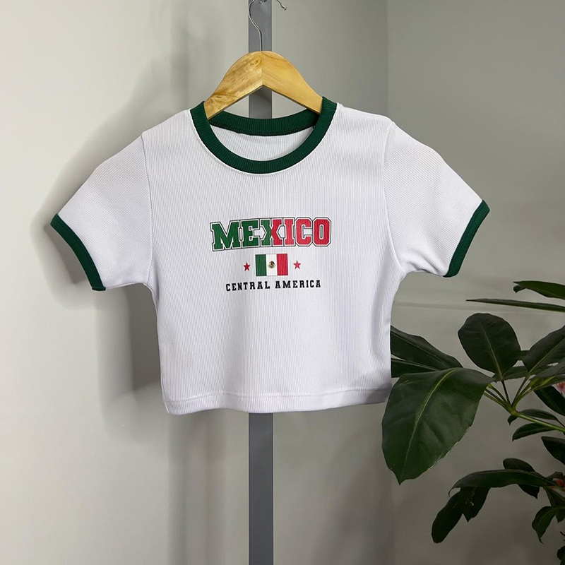 México fairycore magro camiset - Y2K Graphic Baby Tee Crop avaliação e preço
