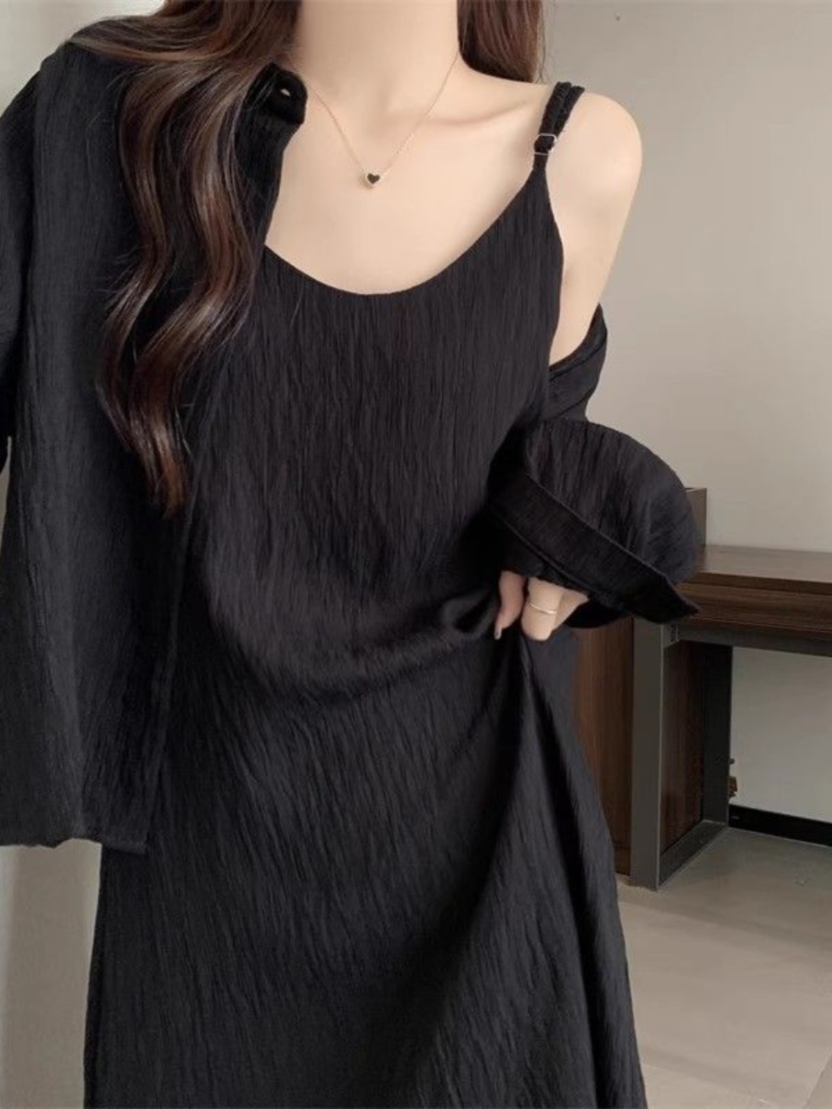 Saia Midi Feminina Plus Size d - Korean Style A Line Shirt Dress avaliação e preço