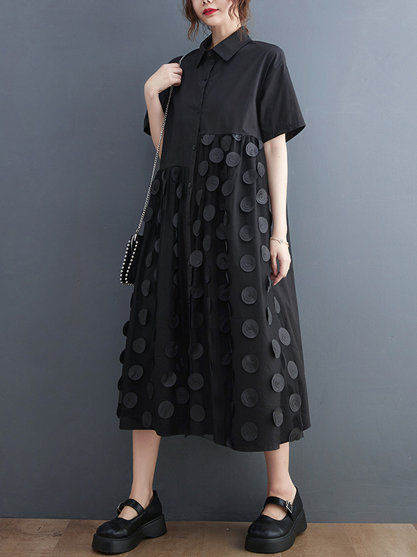 Vestido de Verão Feminino Esti - Korean Style A Line Shirt Dress avaliação e preço