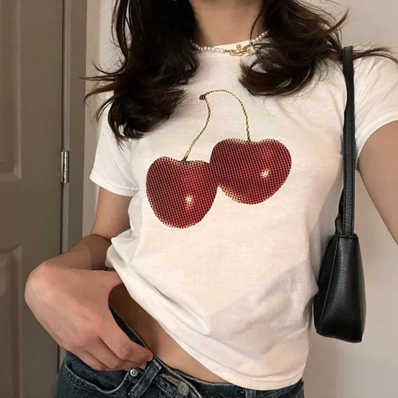 Camiseta Feminina Cropped Vint - Y2K Graphic Baby Tee Crop avaliação e preço