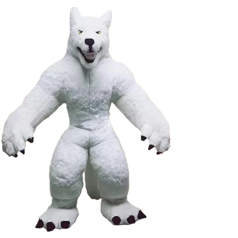 Fantasia de Mascote Lobo Cinza - Dresses avaliação e preço