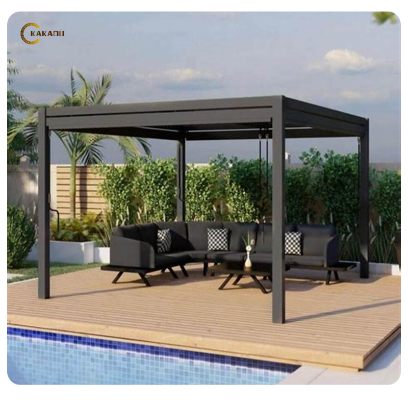 Pérgola de Alumínio com Teto d - Tops avaliação e preço