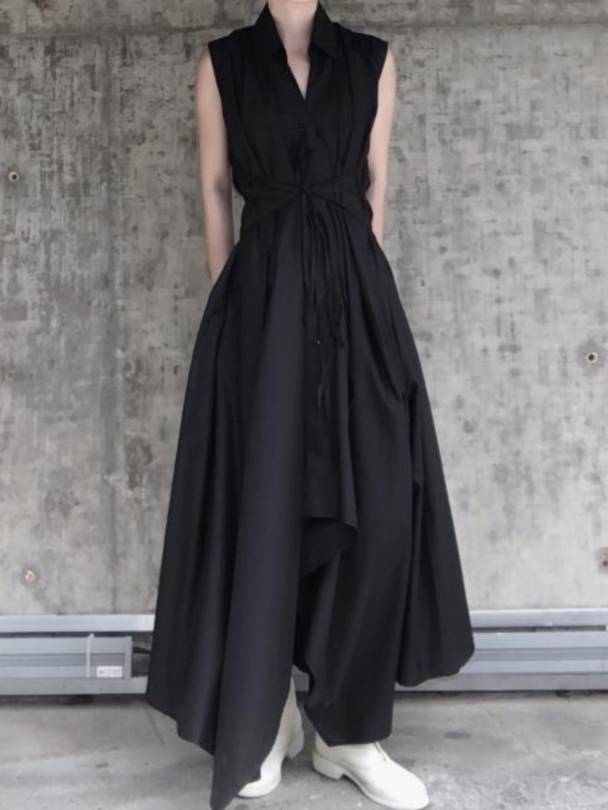 Vestido Chemise Irregular Ultr - Korean Style A Line Shirt Dress avaliação e preço