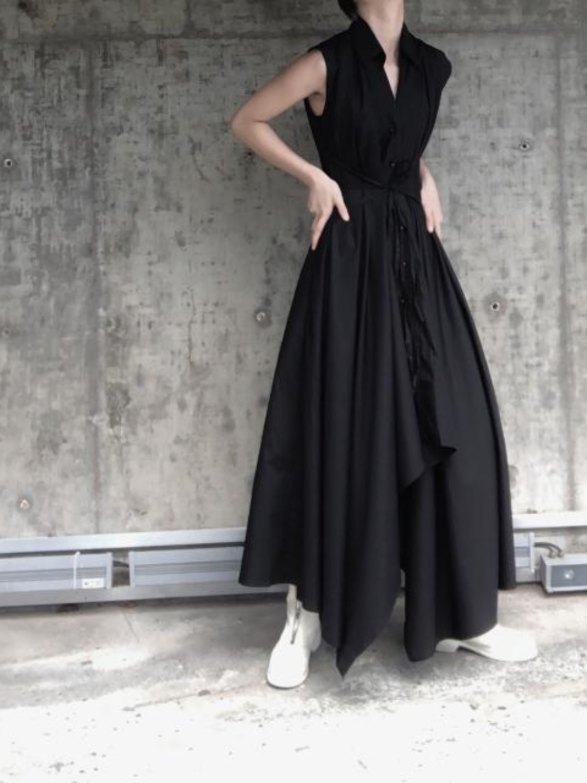Vestido Chemise Irregular Ultr - Korean Style A Line Shirt Dress avaliação e preço